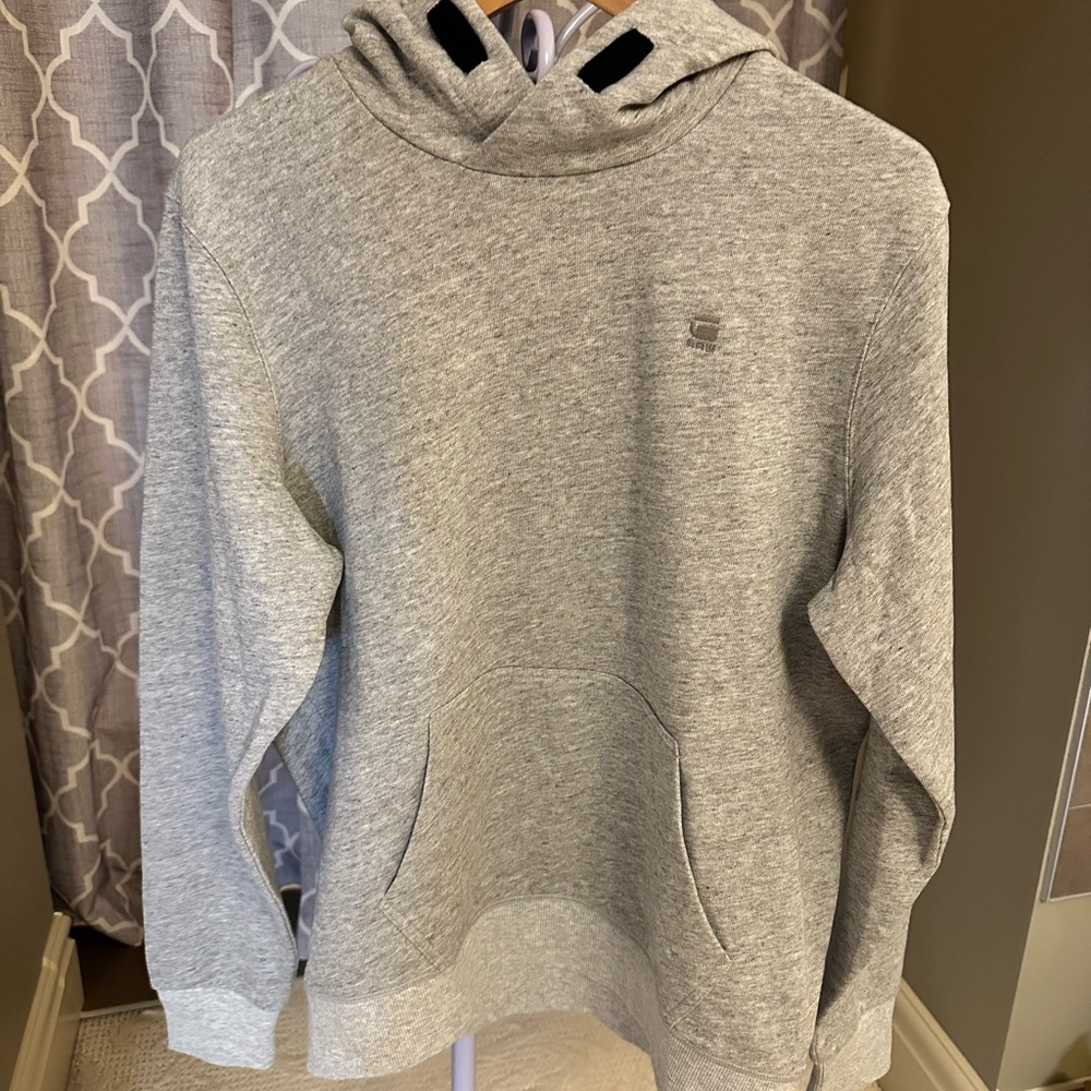 Brand New G-Star Light Gray Hoodie